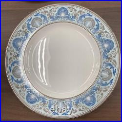 Wedgwood dolphin blue plates 6 pieces