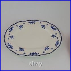 Wettstein Wedgwood Blue & White Three Platters Set 6338 WD