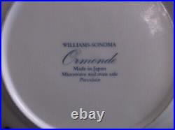 Williams Sonoma Ormonde Luncheon Plates Blue & White, 9 inch