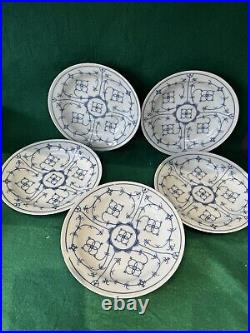 Winterling Bavaria Set of 5 Ceramic Dinner Plates Blue & White